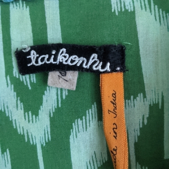 ANTHROPOLOGIE Taikonhu Debonair Cropped Ikat Blazer 10 - Picture 2 of 15